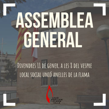 Assemblea General Ordinària 2019 de la Unió Anelles de la Flama