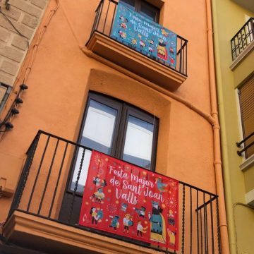 La Festa Major de Sant Joan de Valls estrena el nou domàs decoratiu