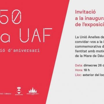 “Els 50 de la UAF: una exposició d’aniversari” repassa el mig segle d’història de l’entitat en un format inèdit al carrer