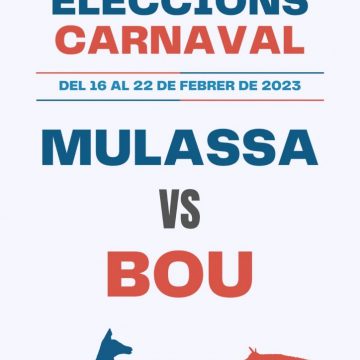 El Bou i la Mulassa protagonitzaran el Carnaval de la Unió Anelles de la Flama